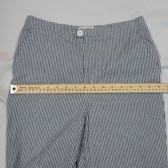Woman's Sky & Sparrow Blue And White Striped Pants - Picture 5 of 9